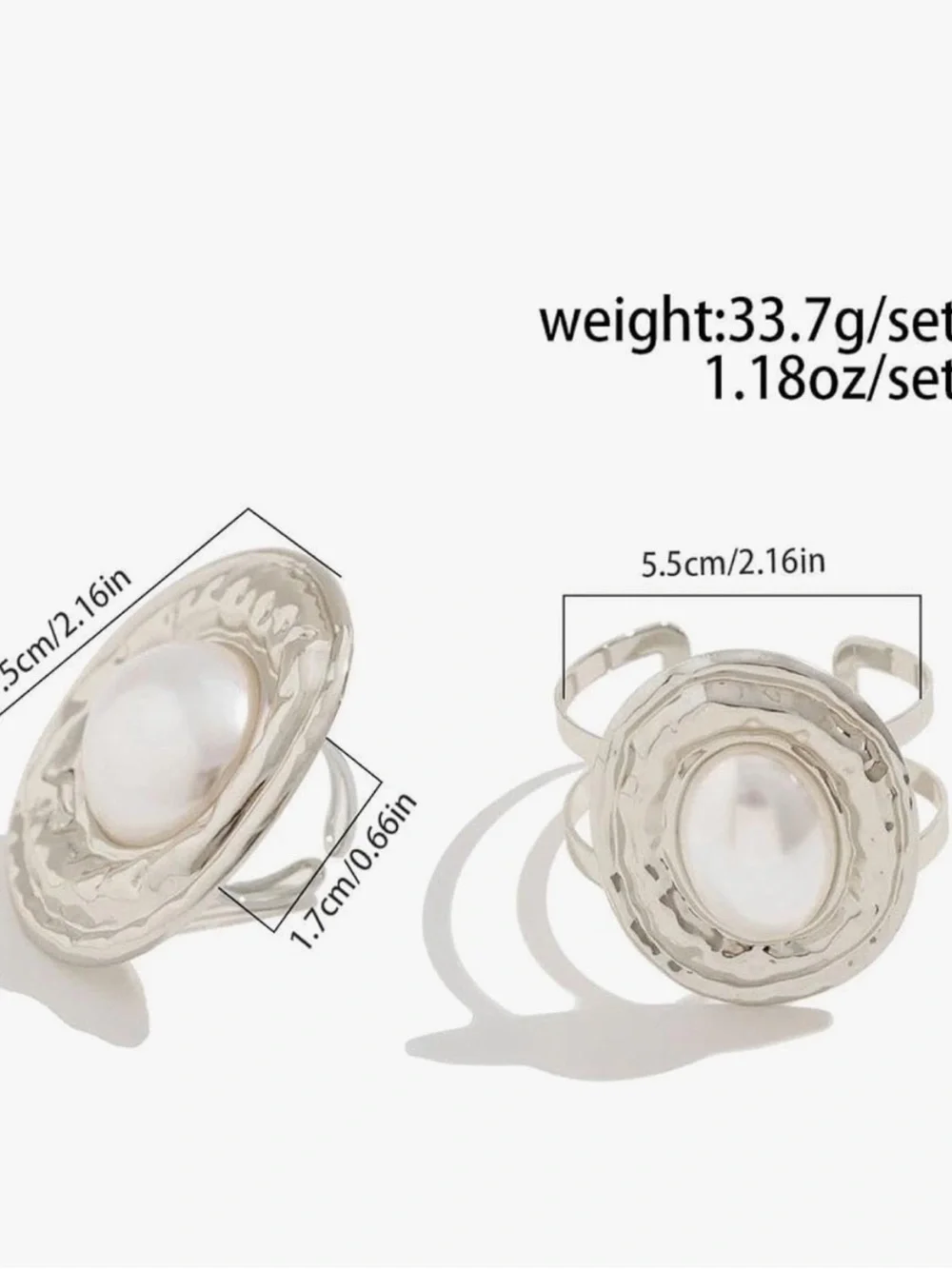 Avant Garde Baroque Pearl Statement Jewelry Set